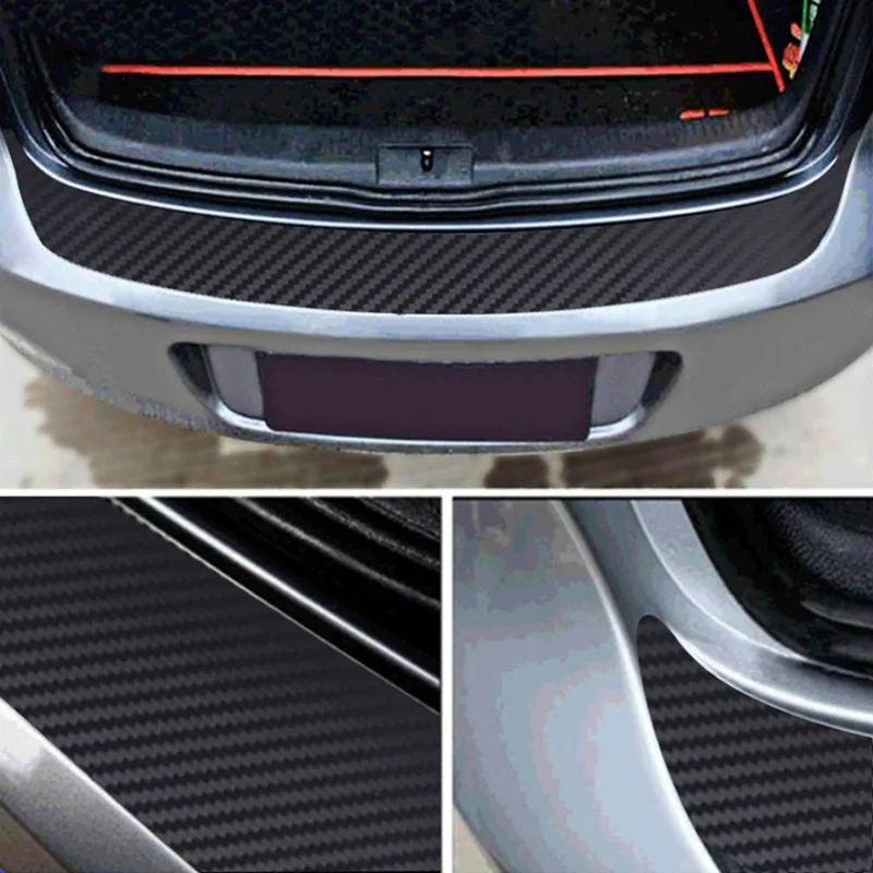 

Carbon Fiber Car Sticker For Protection Auto Decoration Accessories Cars Wrap Roll Decal Black Adhesive Tape