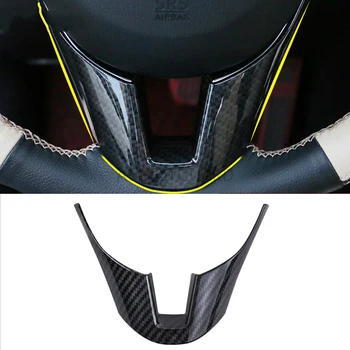 

For Mazda 3 Axela 2014 2015 2016 Carbon Fiber Steering Wheel Sequins Cover Trim Sticker Interior Decoration Trim Accessories