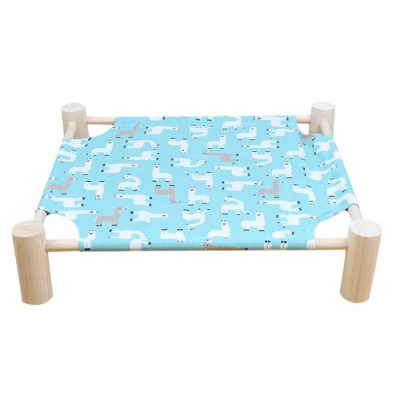 Кошка кровать поднятая вверх гамак стенд с рамкой Suspenden дышащая платформа съемный моющийся коврик - Цвет: C