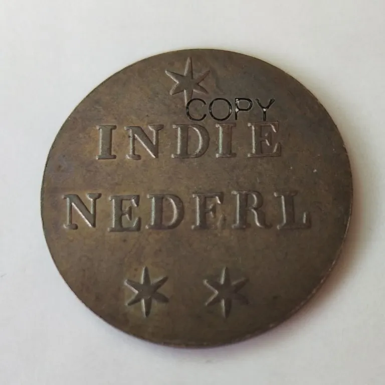 Индонезия 1836 Медь имитация монеты