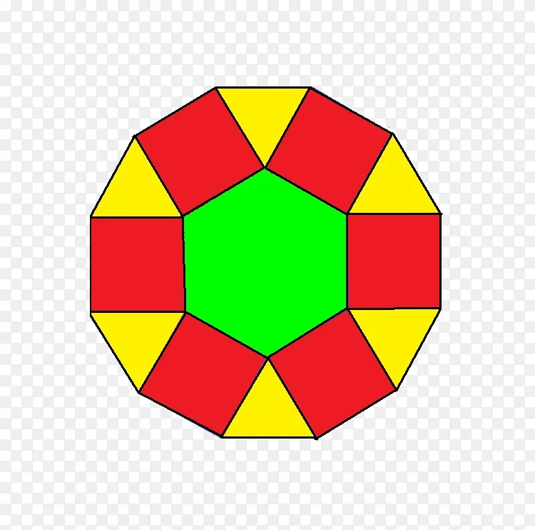 十二角六边形多边形镶嵌三角形六角形png图片素材免费下载 图片编号 Png素材网