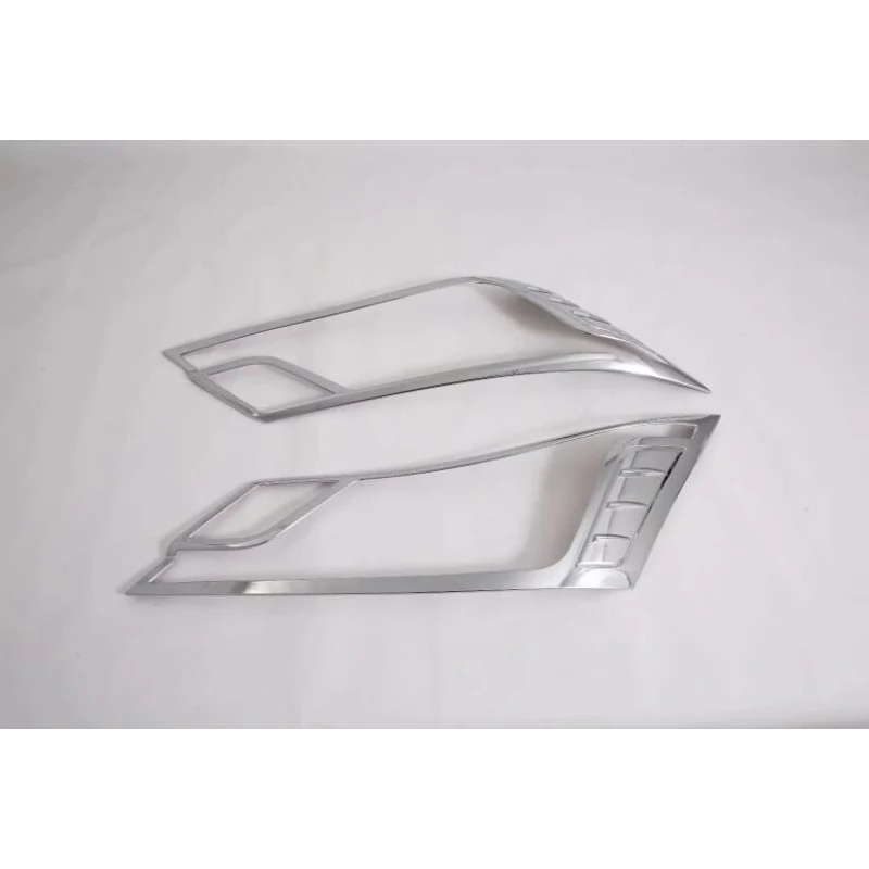 

For TOYOTA Haice 2019 2PCS ABS Chrome Car Front & Rear Headlight Fog Lamp Cover Trim Car Styling Accessories