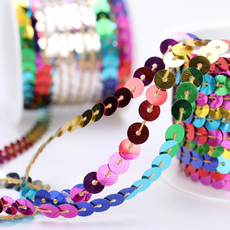 5 метров волнистые блестки экологически чистые бусины с аксессуарами для одежды