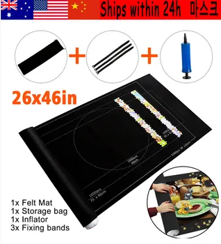 

Puzzle Doormat Roll Puzzle Felt Doormat Game Doormat Puzzle Blanket For Up To 1500 Pieces Of Puzzles Accessories For Travel Bag