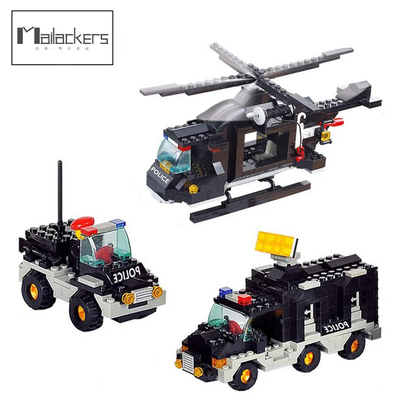 SWAT Мобильная команда модель строительные блоки детские игрушки военный блок