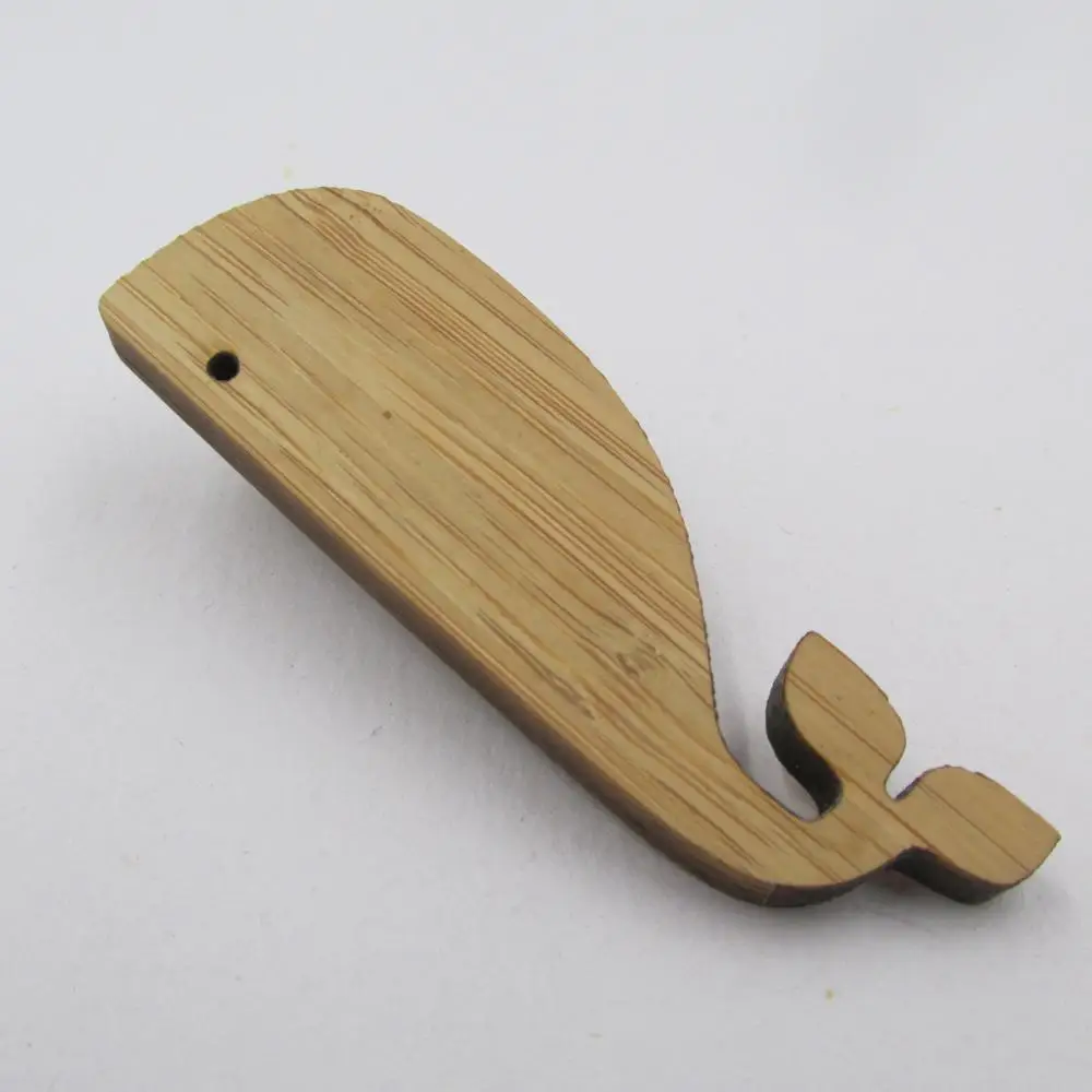 Whale tie clip Деревянные зажимы для галстуков с якорем и Китом для мужчин на свадьбу, для жениха, стильный зажим для галстука с перьями, заколка для галстука - Окраска металла: Whale tie clip