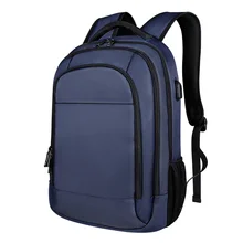 

SJ06 Backpack Large Capacity Computer Bag Men's Business Casual USB Charging Travel Student Backpack Waterproof And Breathable