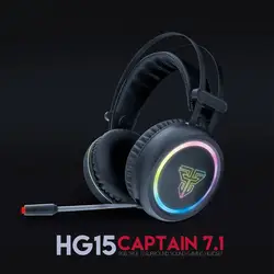 Hg15 7,1 канальный RGB Виртуальный 7,1 объемный звук Игровые наушники игровая гарнитура с микрофон с шумоподавлением