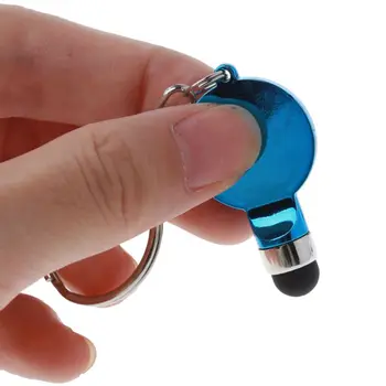 

1PC Universal Plastic Capacitive Touch Screen Stylus Pen Touch Pen Keychain for Tablet PC Pad Phone Round Pen