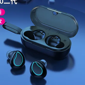 

Private wireless Bluetooth headset 5.0 dual ear charging bin sports TWS Bluetooth headset wireless