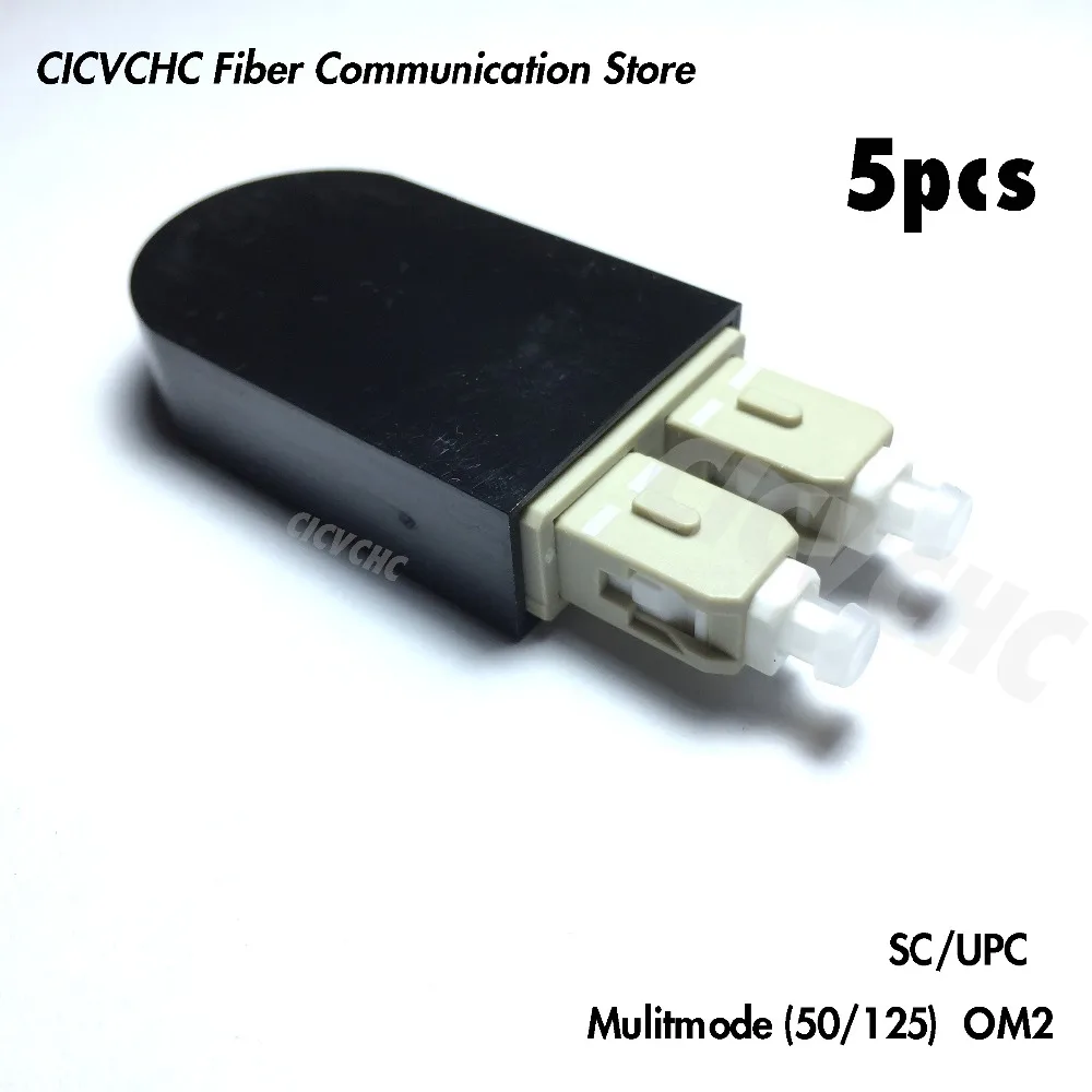5 шт. SC модуль Loopback тестер SC/APC SC/UPC-SM OS2/MM OM1, OM2, OM3, OM4