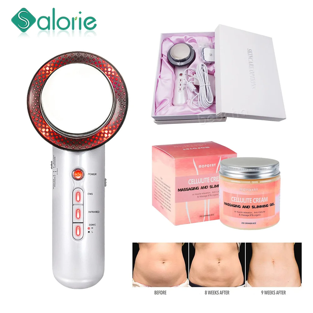 Ultrasonic-Cavitation-Machine Massager Fat-Burner Anti-Cellulite-Cream Infrared-Ultrasound-Body