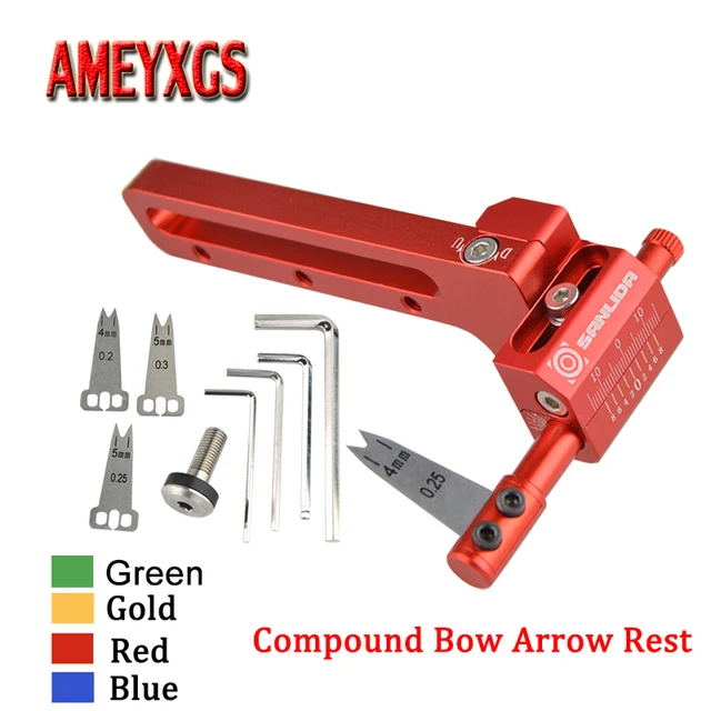  US $79.17 Archery Arrow Rest Fine tunable Right Hand Compound Shooting Arrow Rest Outdoor 