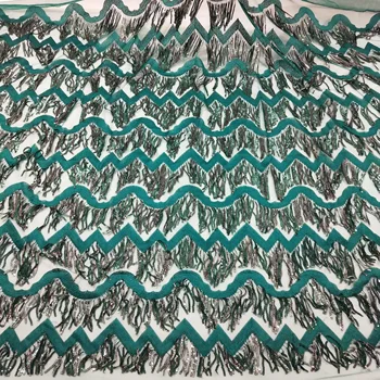 

Tassels Sequins Frech lace Fabric Magenta sequins lace Emerald Green Red Royal Blue Sequins Lace Fabrics