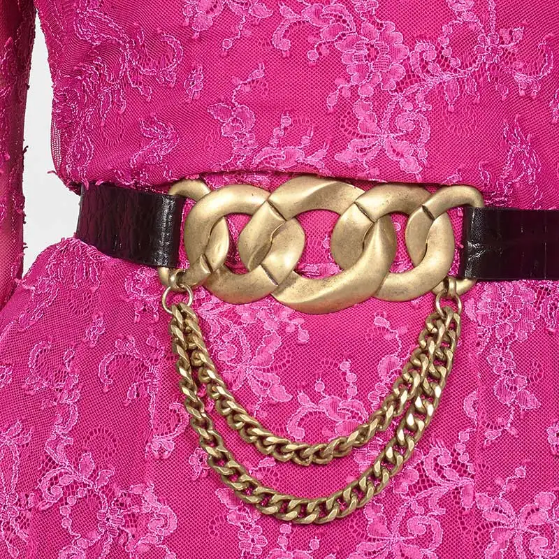 Vedawas трендовый ZA Harajuku ремень Modis ремни для женщин аксессуары Cinturon Mujer женские вечерние рождественские подарки оптом xg2248 - Цвет: 6