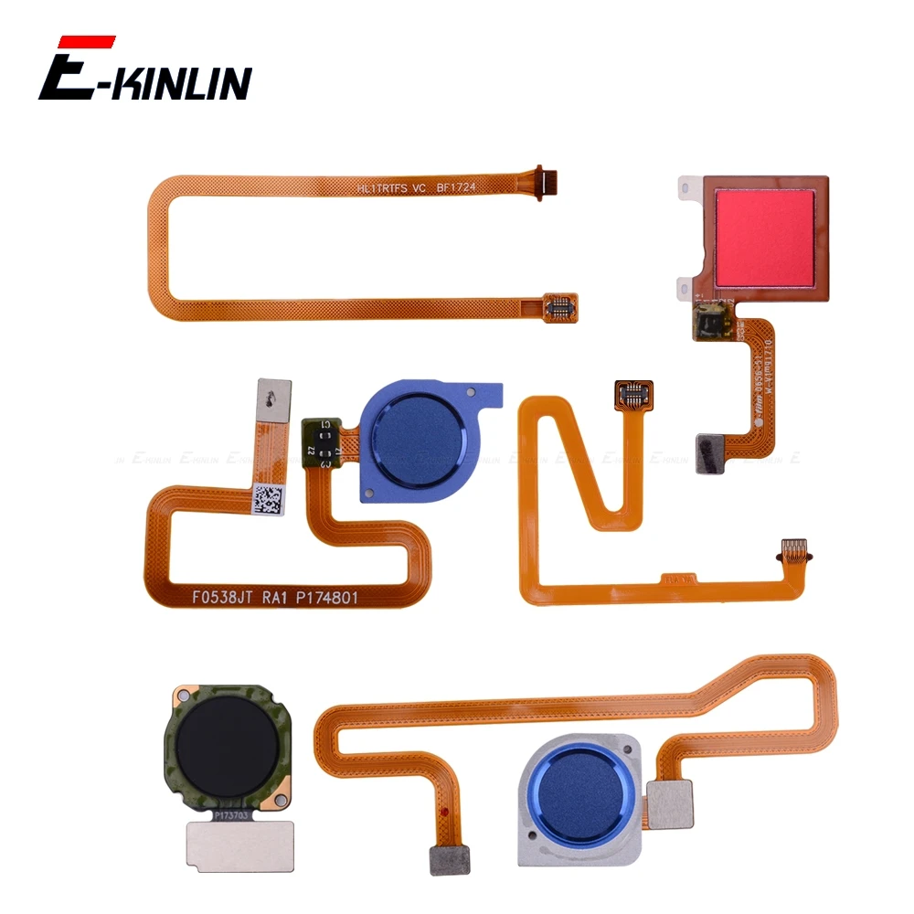 

Fingerprint Scanner Connector For HuaWei Y9 Y7 Y6 Prime Pro 2019 2018 2017 Touch Sensor ID Home Return Button Key Flex Cable