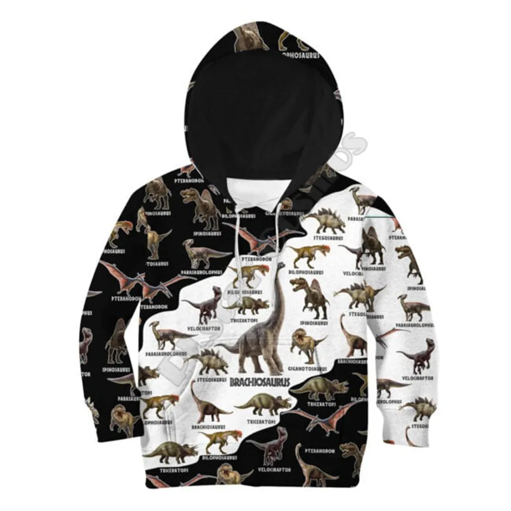 

Love Dinosaur Printed Hoodies Kids Pullover Sweatshirt Tracksuit Jacket T Shirts Boy Girl Funny Apparel 56