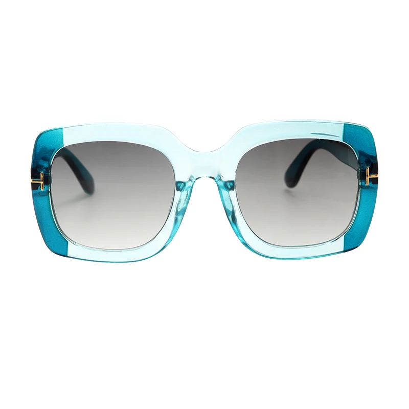 Винтажные квадратные женские солнцезащитные очки мужские Зеркальные Солнцезащитные очки женские модные знаменитые брендовые заклепки черные очки Gafas de sol - Цвет линз: C1