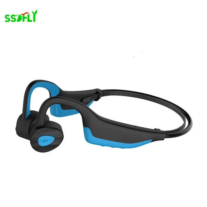 IP68 Waterproof MP3 Bone Conduction Bluetooth Headphones Outdoor