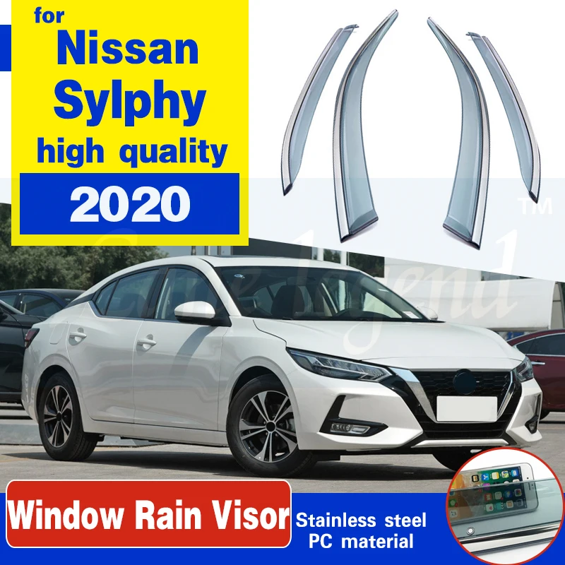 Дождевик для Nissan Sylphy 2020 козырек окна автомобиля дождевик дефлекторы навес