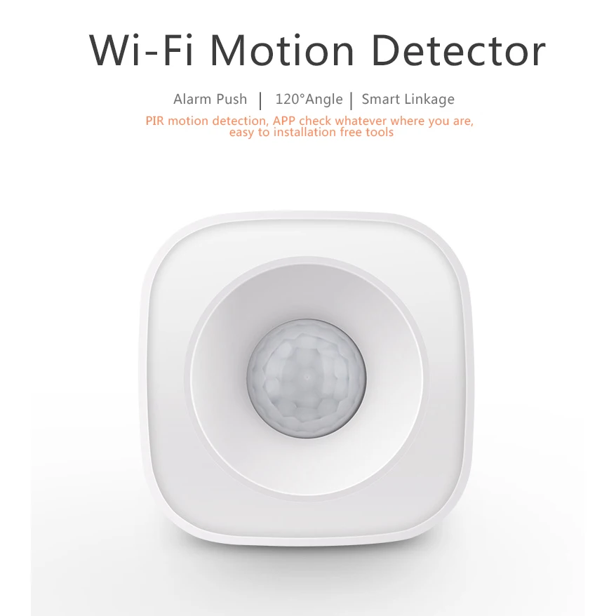

SmartYIBA WIFI Wireless Smart Home PIR Motion Sensor Infrared Detector House Security Burglar Alarm Sensor Movement Measure