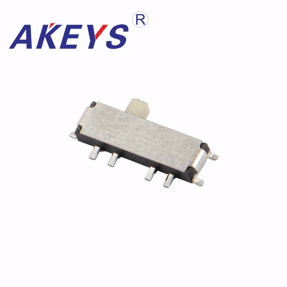 

10PCS MSK-13C01 MINI slide switch 1P3T SMT SMD 8 pin mini toggle switches micro slide switches with fixed pin MSK-02