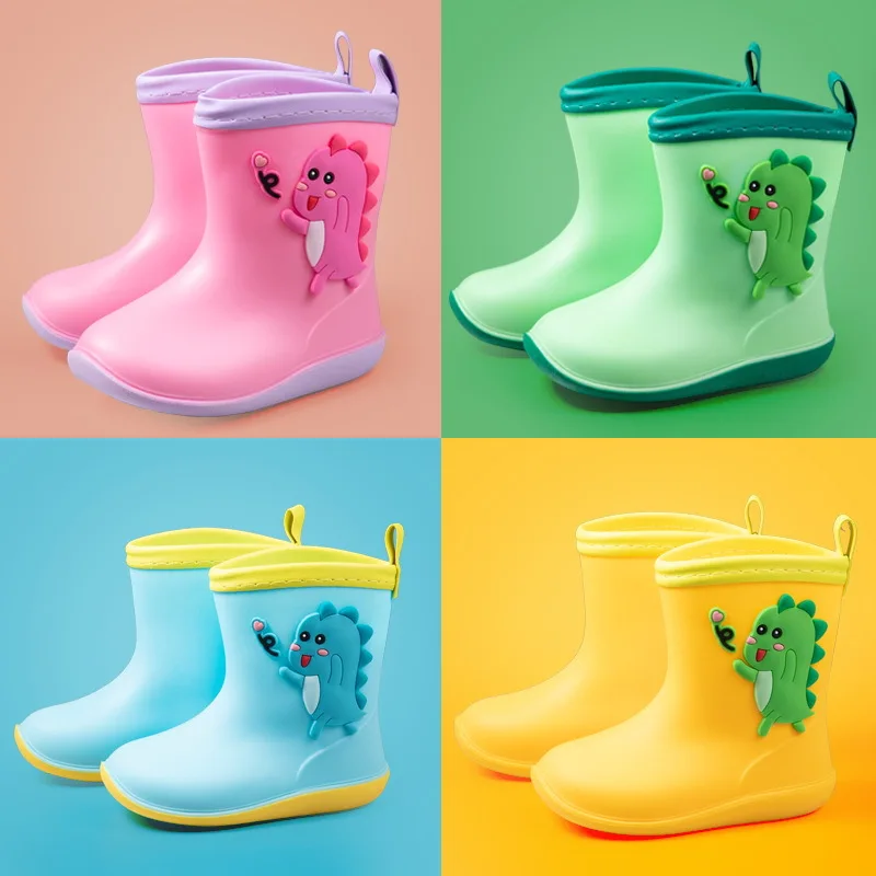 Bottes de pluie enfant en caoutchouc - marine, Chaussures