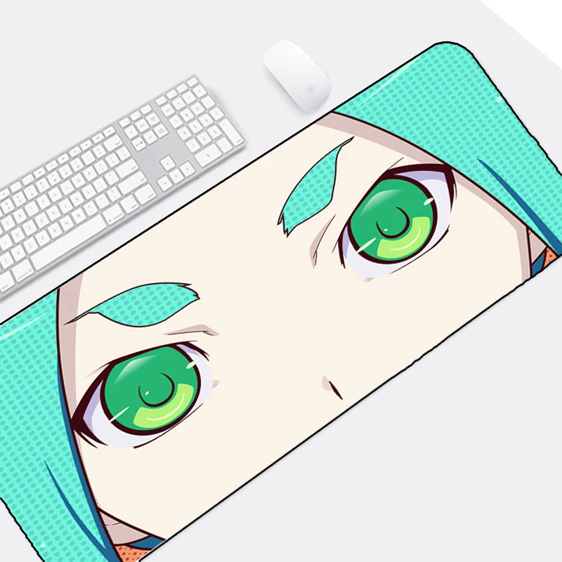 Monogatari Аниме Коврик для мыши большой Настольный коврик Nisemonogatari Yotsugi Ononoki милый рисунок лица коврик для мыши Коврик для мыши ПК Настольный коврик