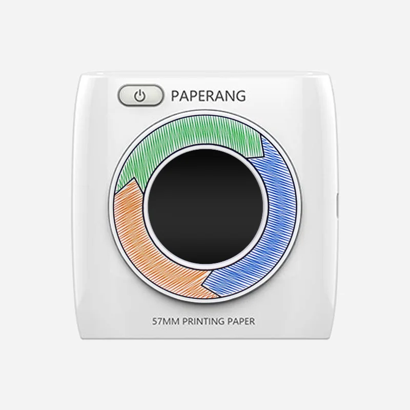 Hand Painted PAPERANG P2 карманный портативный мини-принтер с Bluetooth телефон фото 300id HD Термопринтер для печати этикеток для IOS Android Windows 1000 MAh - Color: Hand Painted