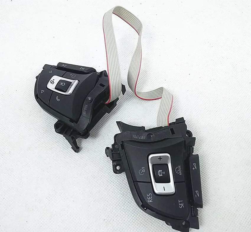 MFS button Multifunctional Steering Wheel Button Key with ACC MFSW Steer Switch for Golf 7 Mk7