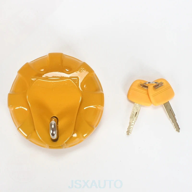 Для мини-экскаватора KOMATSU PC60/120/160/200/220/240 аксессуары для экскаватора из нержавеющей стали крышка топливного бака дизельного топлива - Цвет: high quality