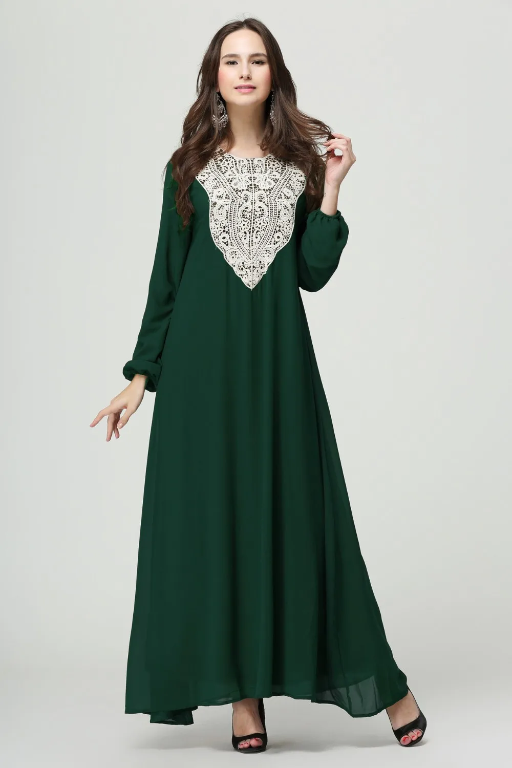 Ограниченная серия, ropa mujer Musulmane, с аппликацией, для взрослых, турецкие Jilbabs и Abayas, мусульманские, арабские, женские новые свободные платья, W118