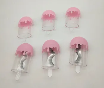 

NEW Cute Ice Cream Eyelash Box Hat Eyelash Packaging Box Melted Ice Cream Ice Cream False Eyelash Box