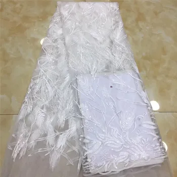

Embroidered African Tulle Lace Fabric African French Lace Fabric with Embroidery