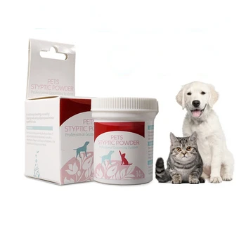 

14g/bottle Pet Styptic Powder Dog Cat Anti Inflammation Antibacterial Analgesia Powder Pet Medical Supplies For Rapid Hemostasis