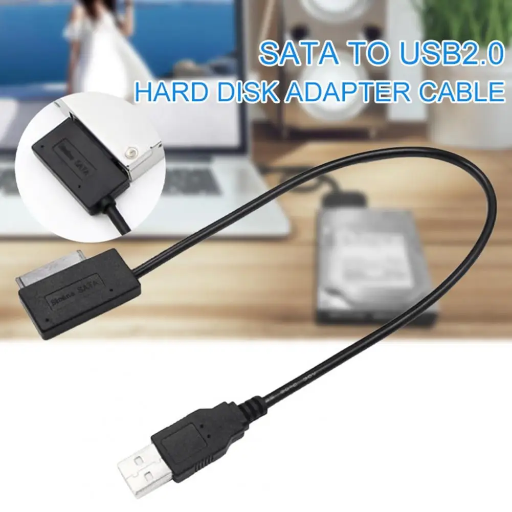 Портативный высокоскоростной кабель-преобразователь Mini USB 2 0 Шнур для 6p + 7p SATA