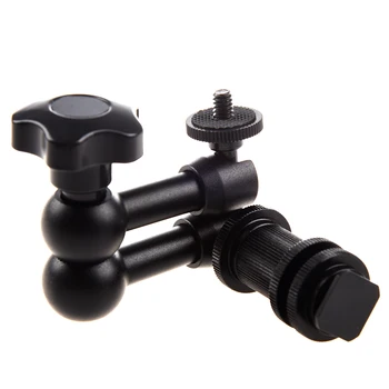 

Photography Studio Video 7 Inch Magic Arm for Hot Shoe Mounts to Work with LED Panel DSLR Monitor Photo Video Accessories