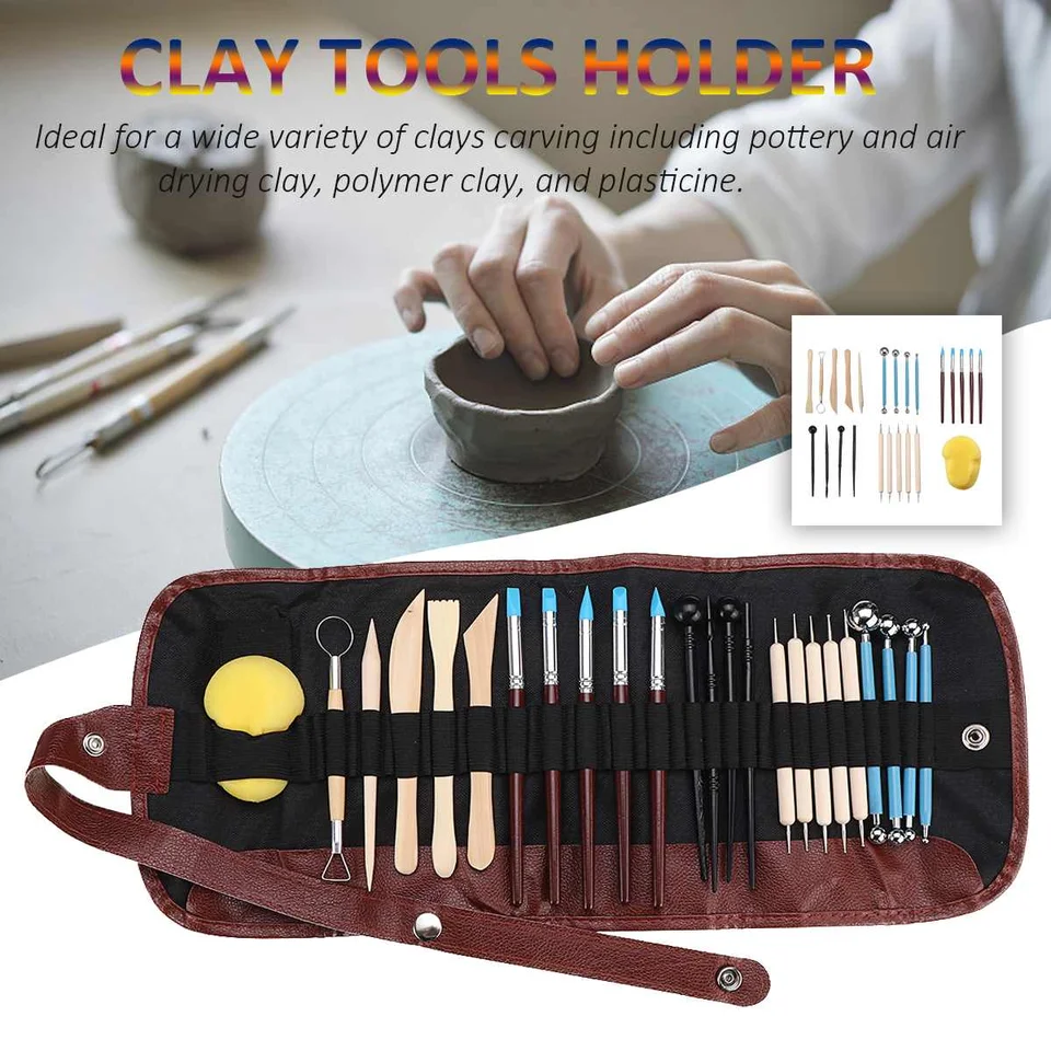 smoothing plasticine clay