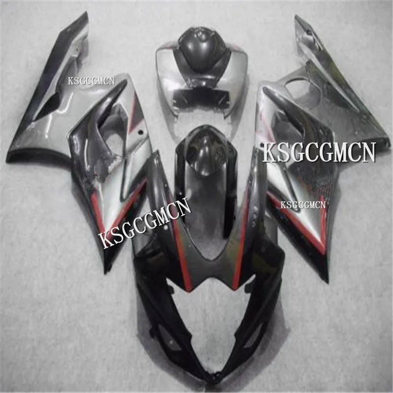 Впрыскивание, АБС-пластик Обтекатели для Suzuki GSXR1000 K5 K6 белый черный комплект синих обтекателей GSXR 1000 05 06