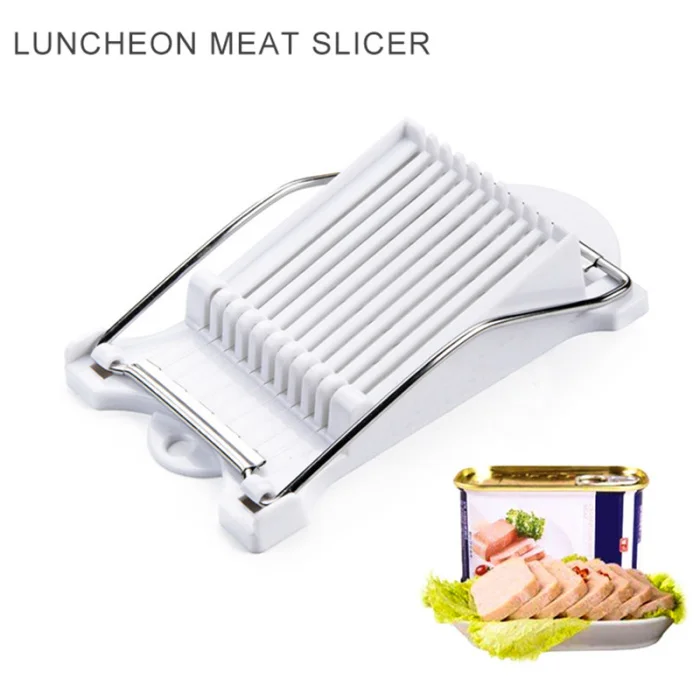 Bread Sausage Slicer Stainless Steel 10 Wires Slice Meat Fruit Soft Cheeses Kitchen Cooking Tools BB55