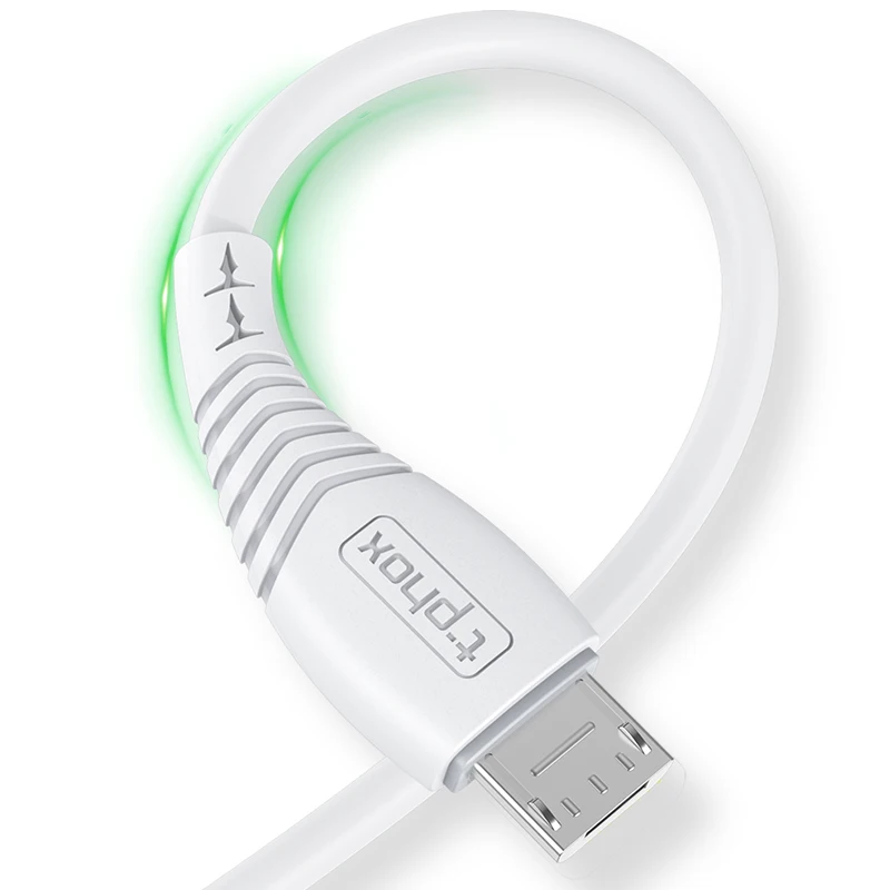 T-phox Micro USB кабель 3A быстрая Синхронизация данных зарядный кабель для samsung huawei Xiaomi LG Andriod Microusb Кабели для мобильных телефонов