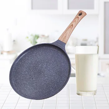 

Skillet Anti Scald Frying Pan Omelette Pot Durable Breakfast Non Stick Kitchen Even Heating Cookware Easy Clean Eggs Pancake
