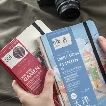 Pick up Оптическая сеть красный канцелярские товары город Примечания Подарочная коробка Ханчжоу Сиань Цзинань путешествия ноутбук пакет набор