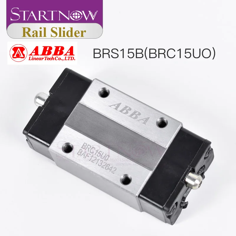 Startnow ABBA BRC15U0 BRS15B Slider Block Linear Rail Guide Bearing Original China Taiwan Rail Slider Block afbeelding