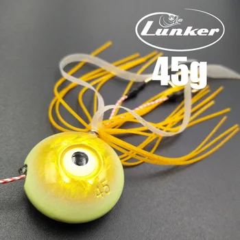 

Lunker inchiku kabura leurre tenya madai sliding slider slow jig tai rubber pesca 타이러버 45g red snapper fishing lures