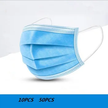 

10pcs Anti-Dust Dustproof Disposable Earloop Face Mouth Masks Facial Protective Cover Masks