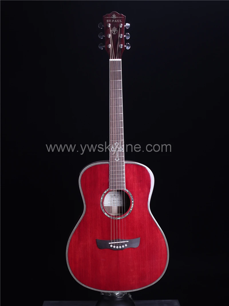 ST. PAUL SPL-F40 3" солидная Акустическая гитара из ели, акустическая электрогитара