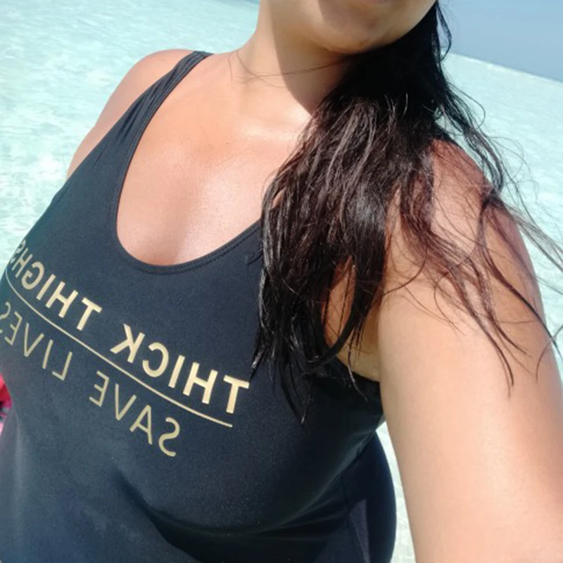 Женский слитный купальник maillot de bain плотный большого размера с высокой талией для