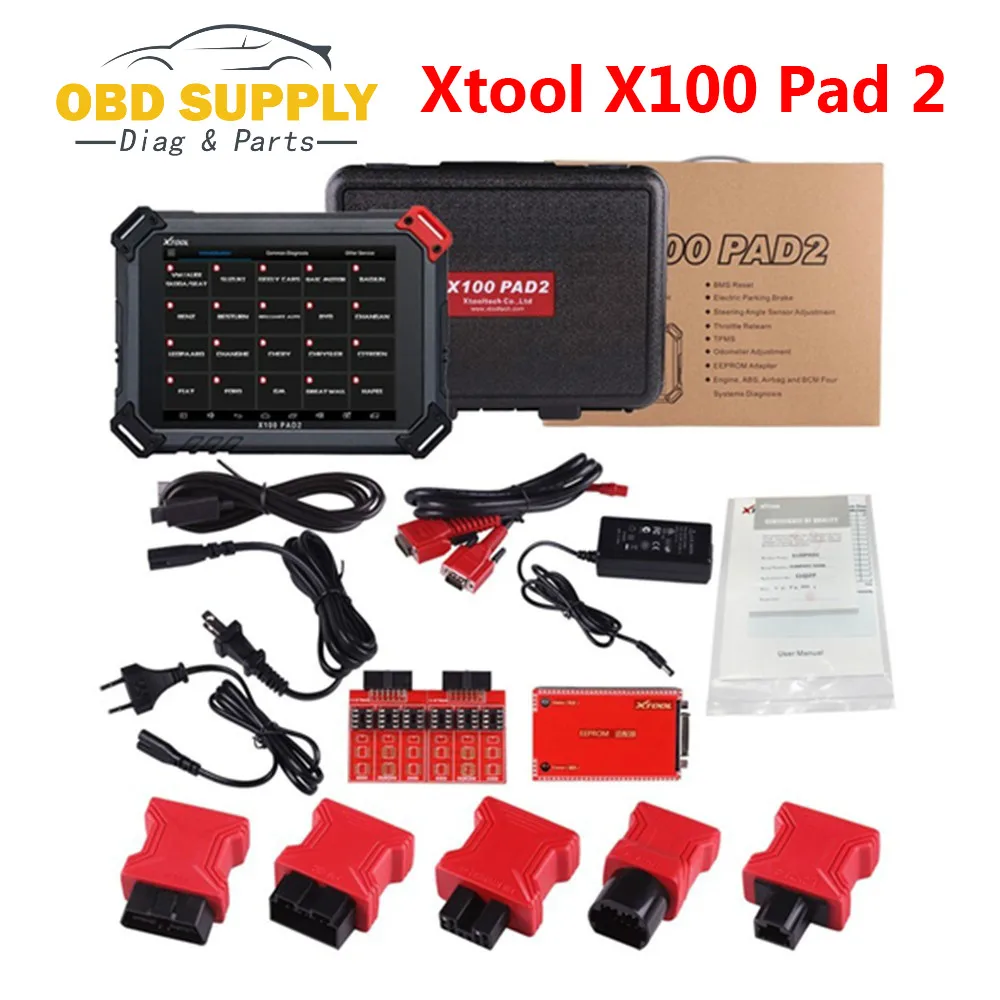 XTOOL X100 PAD2 Автомобильный ключ программист код ридер Авто OBD 2 EPB EPS одометр коррекция автомобильный диагностический инструмент обновление программного обеспечения