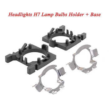 

1 Pair Car H7 LED Headlight Bulb Base & Holder Stand Adapter Socket Retainer Clips Car Accessories